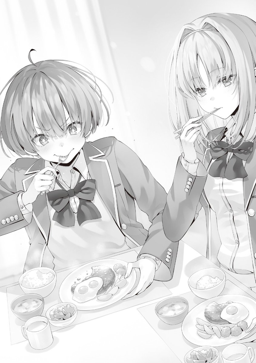 aandreev06's tweet image. Y3V2 Digital B/W Illustrations [1-4]

#ClassroomOfTheElite #よう実 #you_zitsu