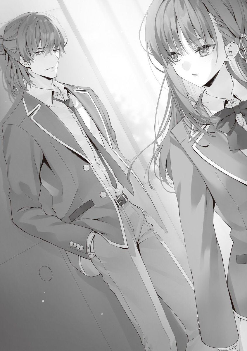 aandreev06's tweet image. Y3V2 Digital B/W Illustrations [1-4]

#ClassroomOfTheElite #よう実 #you_zitsu