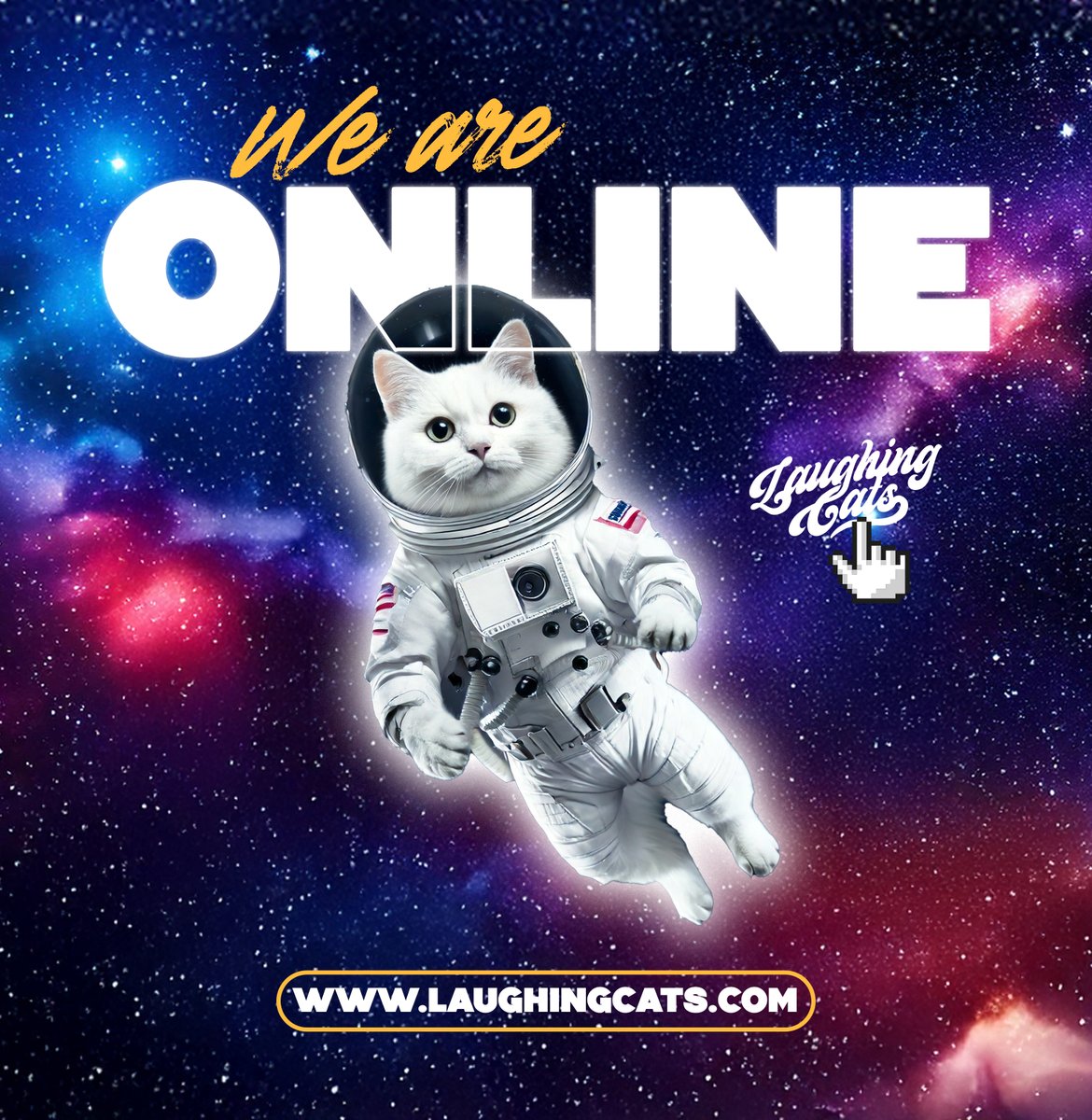 Here's a sneak peek at what we’ve been building. Full site now live. Music, videos, &amp; more. laughingcats.com 😸 #foryou #foryoupage #laughingcats #newwebsite