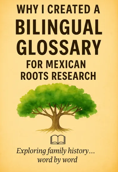 📚 Why I Created a Bilingual Genealogy Glossary for Tracing Mexican Roots
Unlocking Family History—One Word at a Time genealogyjustask.substack.com/p/why-i-create… #MexicanRoots #Genealogy