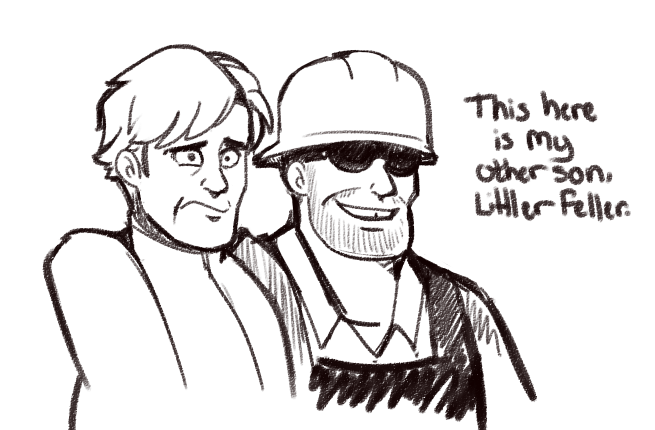 Spit balling some ideas. Like... I could have them meet in the present. That's a thinker.