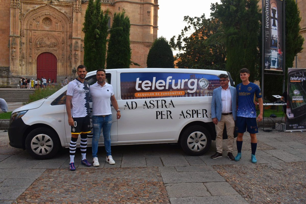 Unionistas de Salamanca CF (@unionistascf) on Twitter photo 🚐 ¡Bienvenidos, <a href="/Telefurgo/">Telefurgo - Alquiler de Furgonetas</a>!
🤗 Esta temporada serán los encargados de transportar nuestra ilusión.
#Irreductibles ⚔️ 🚐 ¡Bienvenidos, <a href="/Telefurgo/">Telefurgo - Alquiler de Furgonetas</a>!
🤗 Esta temporada serán los encargados de transportar nuestra ilusión.
#Irreductibles ⚔️