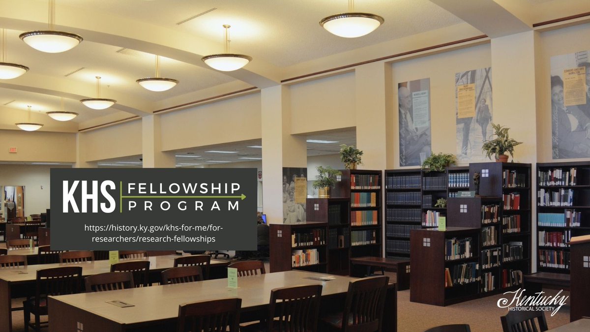 Kentucky Historical Society (@kyhistsoc) on Twitter photo Hard to believe we're looking ahead to fall but...research funding alert 🚨 #twitterstorians. Fall deadline for KHS research fellowship program is October 1, 2025. Funding available for range of research topics & time periods. Come see us in #Kentucky! history.ky.gov/khs-for-me/for… Hard to believe we're looking ahead to fall but...research funding alert 🚨 #twitterstorians. Fall deadline for KHS research fellowship program is October 1, 2025. Funding available for range of research topics & time periods. Come see us in #Kentucky! history.ky.gov/khs-for-me/for…