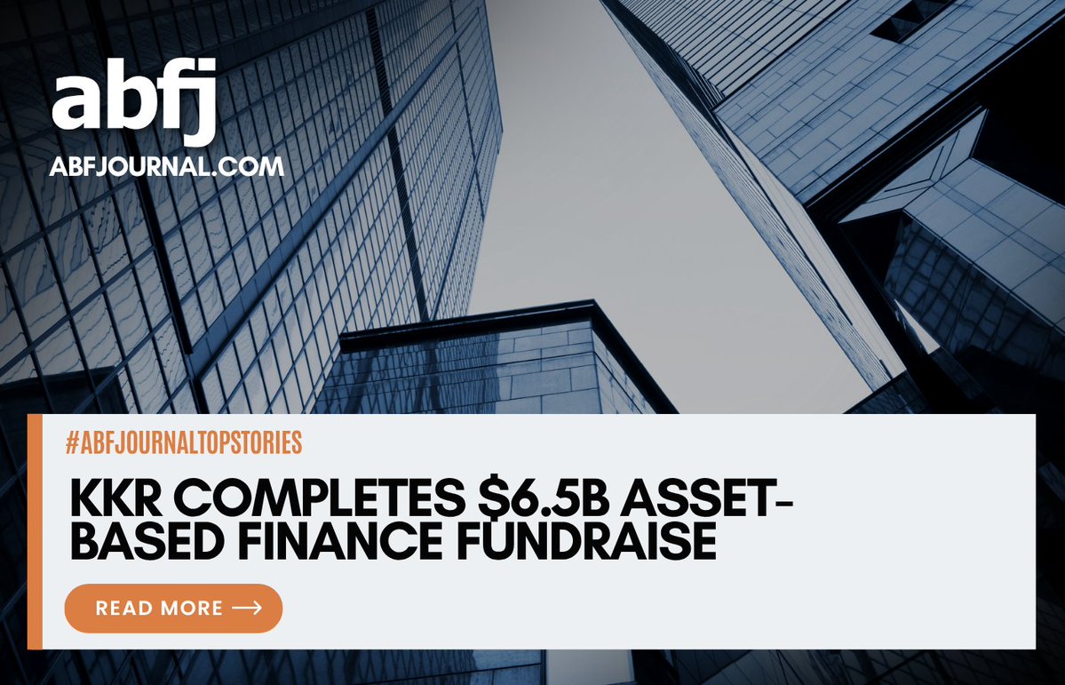 KKR completed a $6.5 billion fundraise focused on committing capital globally to privately originated and negotiated credit investments backed by large and diversified pools of financial and hard assets. 

Read More: abfjournal.com/kkr-completes-…

#AssetBasedFinance #PrivateCredit