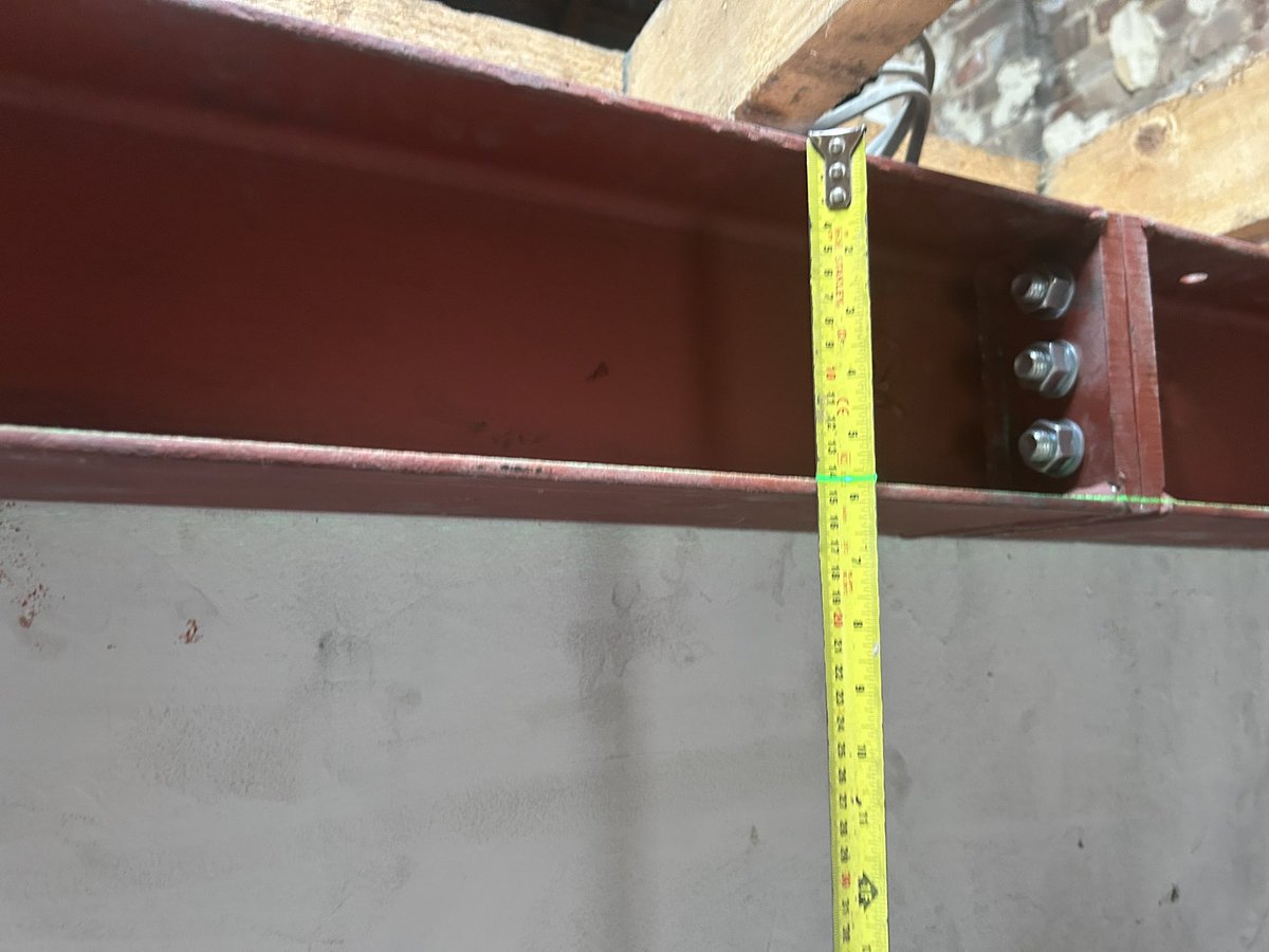 davidjohnbuild's tweet image. Steels in place.thank you to Sean and Chris at SJ Fabrications and to Mike and Dylon for installing accurately, well done all. #loftconversion