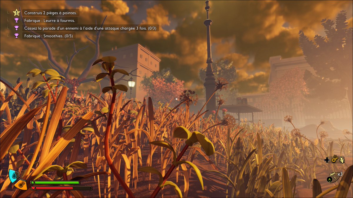 #Grounded2 . La vue depuis l endroit où j installés la base