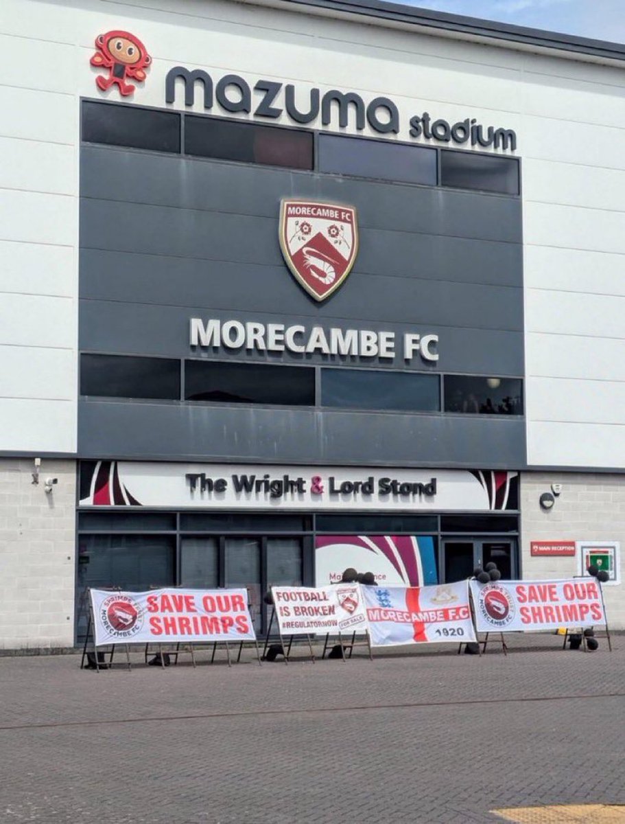 We stand with Morecambe FC ❤️

#SaveMorecambeFC #UTS 🦐