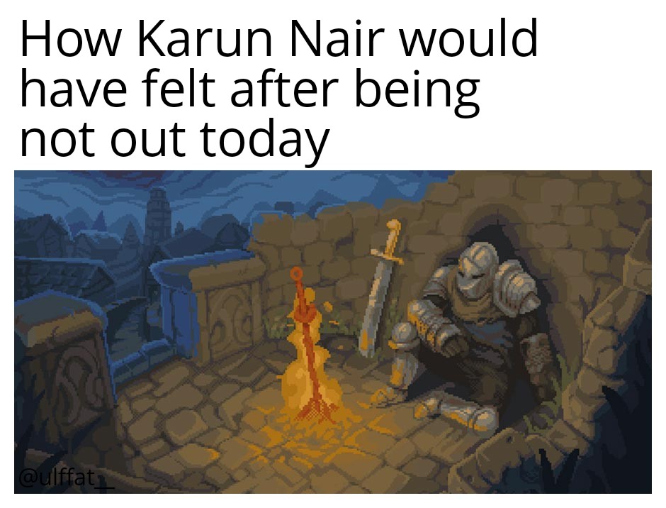 Perfect stage, perfect time for Karun Nair.