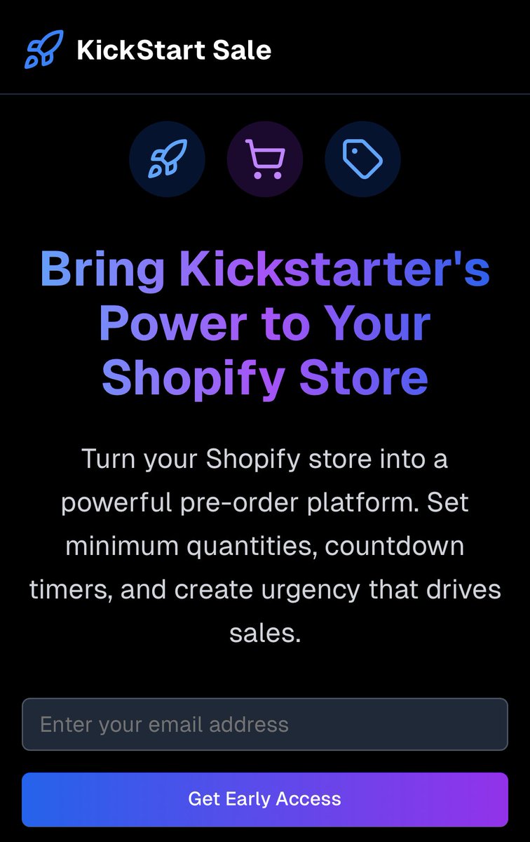 JoshOiknine's tweet photo. Launch page looking pretty clean thanks to @v0 and a few tweaks by hand 😉 https://t.co/ZnFfbjEqvq