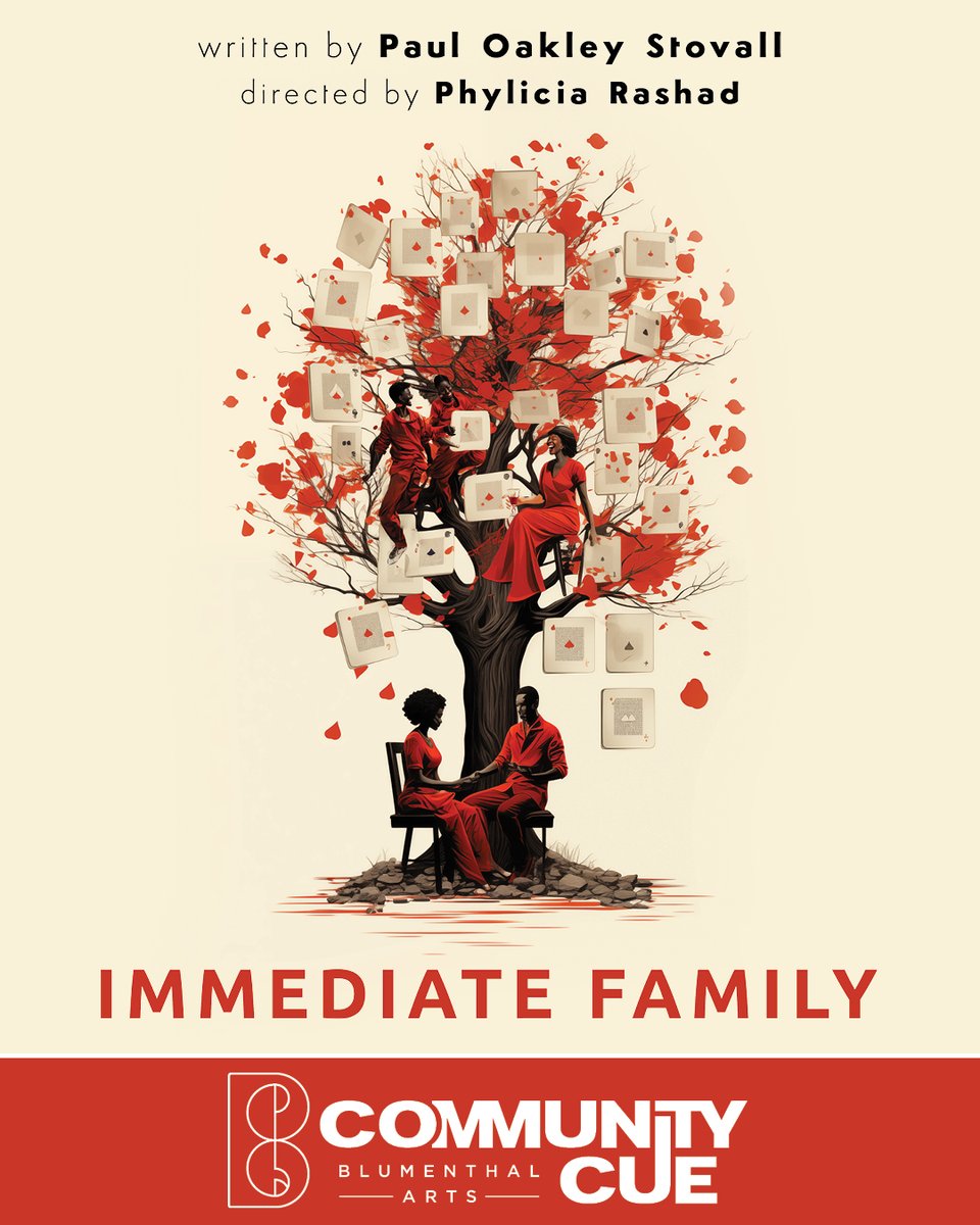JOIN US for our next Community Cue lunch and learn event featuring a great conversation with Immediate Family Playwright Paul Oakley Stovall and members of the cast! 

🗓️ Tuesday, August 5 at 12pm
📍 Stage Door Theater
🥪 Boxed lunch provided!

This event is FREE but registration