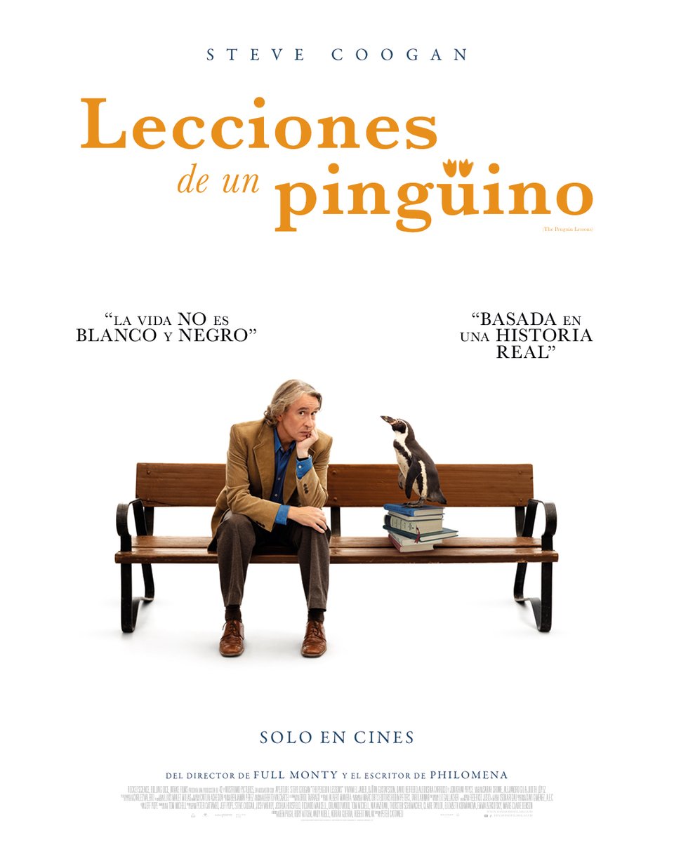 🐧Lecciones de un Pingüino viene a demostrarnos que la vida no es blanco y negro en un largometraje basado en una historia real📚 👨‍🏫

Estreno mañana 7 de agosto en Cinépolis🍿🎬 Compra tus entradas en Cinepolischile.cl 🎫

#CinépolisChile #LeccionesdeunPingüino