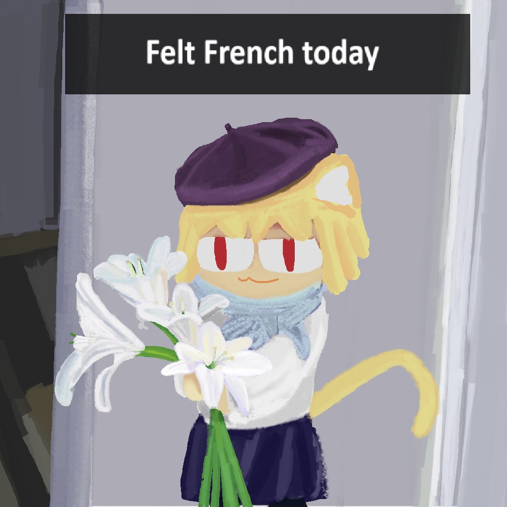 French cat
Neco arc on paint 165/365