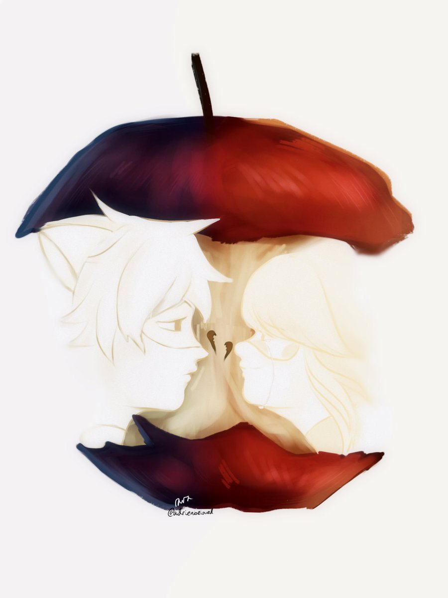 i tried doing the apple trend