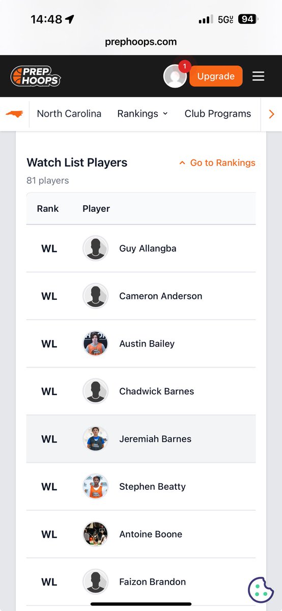 Greg (@greg7305) on Twitter photo <a href="/c_anderson_0/">Cameron Anderson</a> your work is paying off. Listed on the 2026 watchlist for North Carolina. Keep grinding!!!! <a href="/c_anderson_0/">Cameron Anderson</a> your work is paying off. Listed on the 2026 watchlist for North Carolina. Keep grinding!!!!