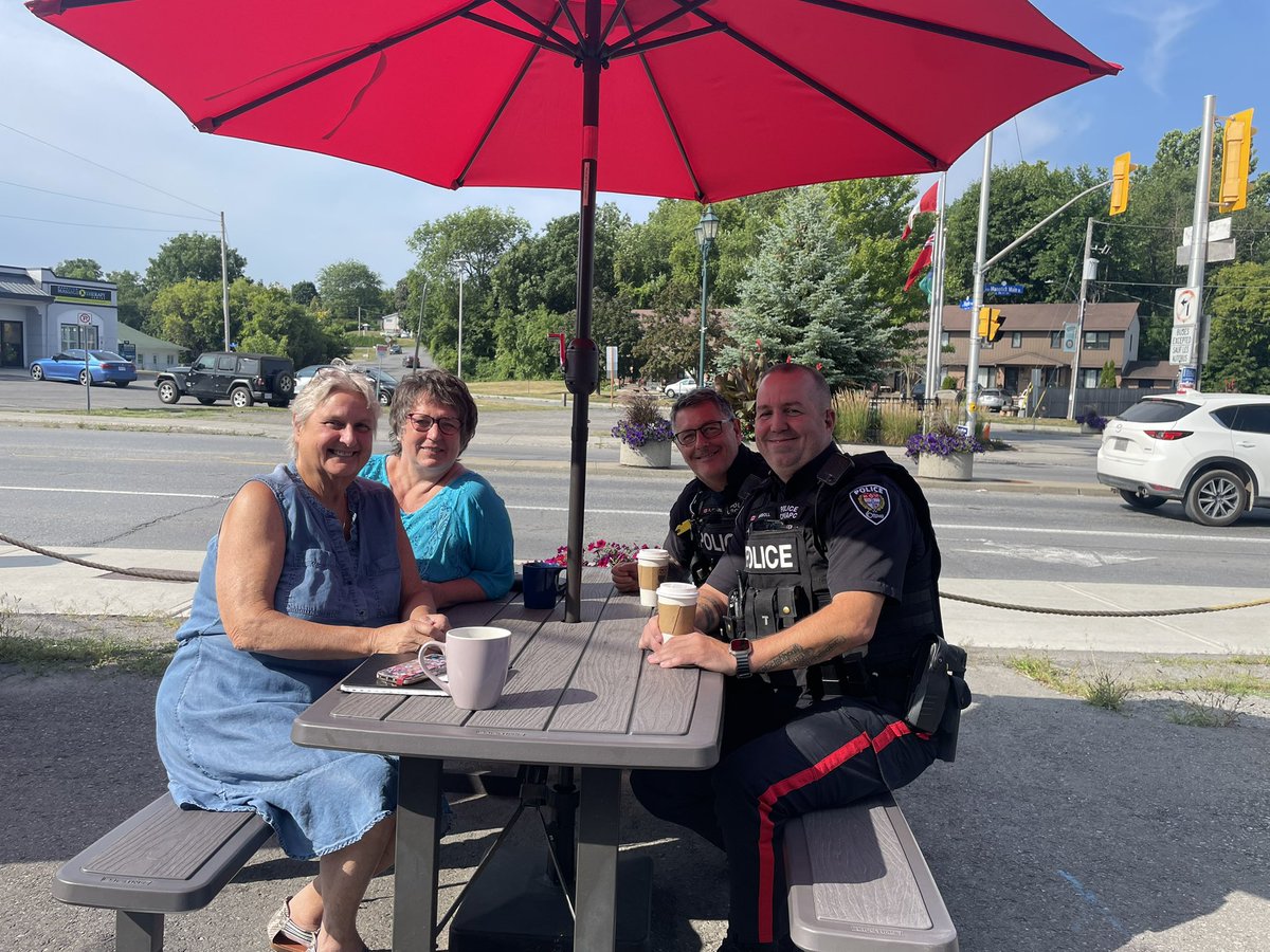 We always have productive meetings with our friends at OPS. Thank you Cst Carroll and Cst O’Donnell for your time today