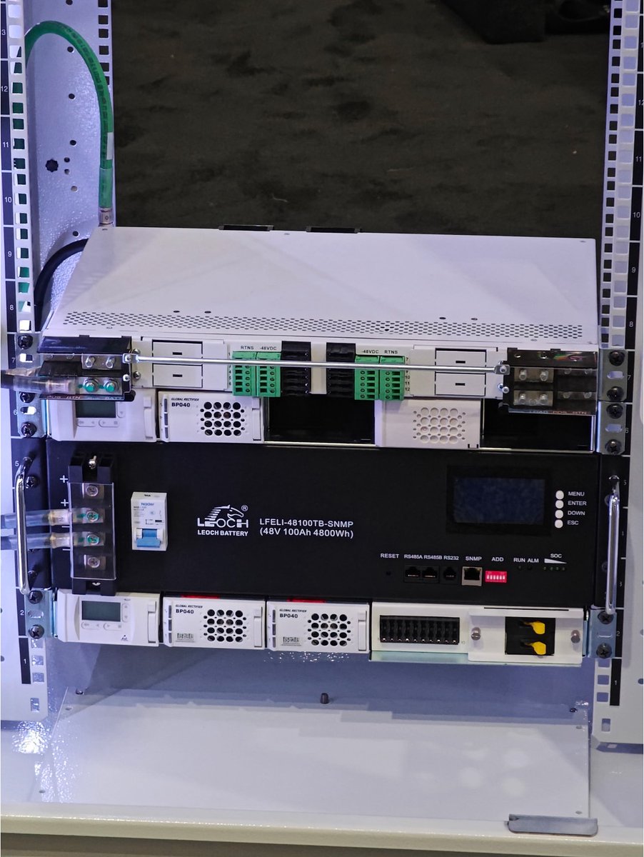 leoch_us's tweet photo. It's the final day of #ISEEXPO2025! Don’t miss your chance to visit our partner @servercabinets for a live demo of our industry leading 48V Lithium Network Solutions! #ISEEXPO #NetworkInfrastructure #TelecomSolutions #LithiumSolutions #PowerBackup https://t.co/wi6x6ASvWO