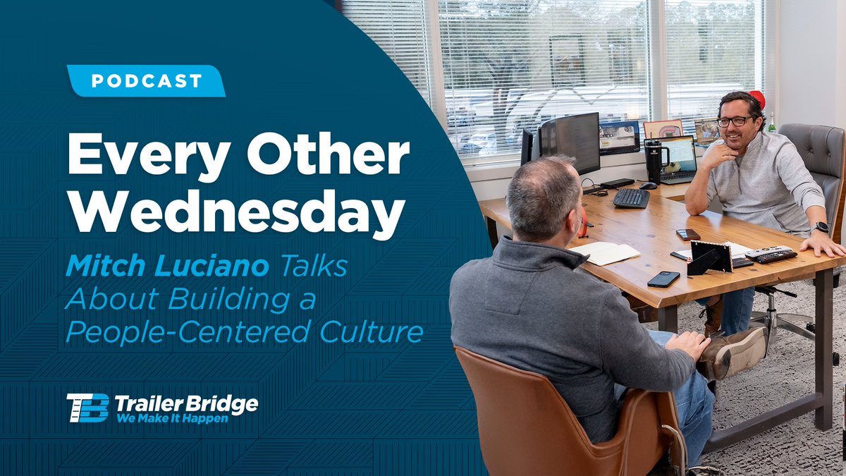 Trailer Bridge (@trailerbridge) on Twitter photo Hear Trailer Bridge CEO Mitch Luciano discuss how he’s built an award-winning company culture on the “Every Other Wednesday” podcast. Learn what intentional, people-first leadership looks like in action: hubs.li/Q03zF4jJ0
#CompanyCulture #Leadership #BestPlacesToWork Hear Trailer Bridge CEO Mitch Luciano discuss how he’s built an award-winning company culture on the “Every Other Wednesday” podcast. Learn what intentional, people-first leadership looks like in action: hubs.li/Q03zF4jJ0
#CompanyCulture #Leadership #BestPlacesToWork