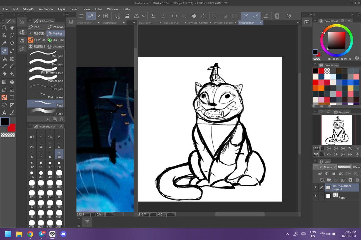 drawing my new fav cat ! Derpy!!!

#KPOPDEMONHUNTERS #derpy #derpytiger #fanart