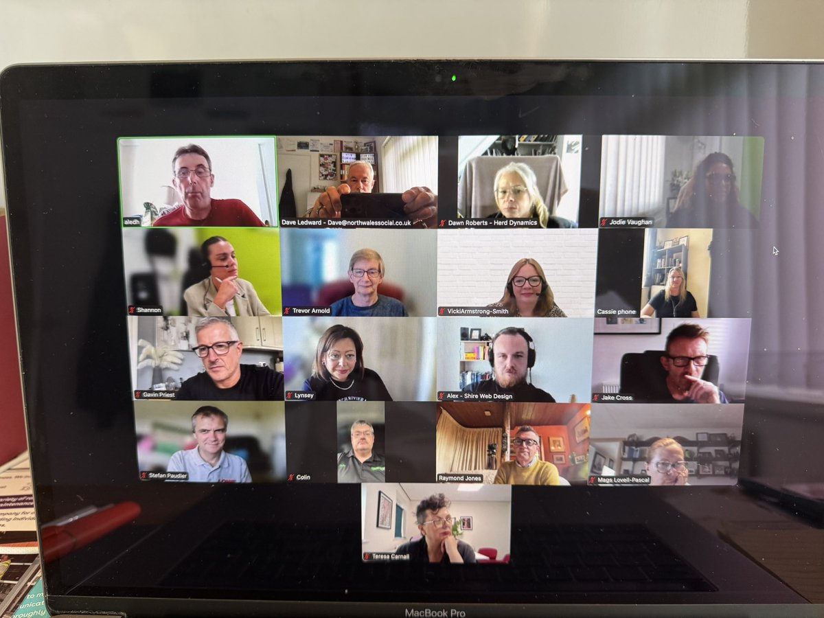 The norm this time of the week would be to start our regular #NWalesHour 🤗
But as most already know our attentions have now switched to <a href="/Zoom/">Zoom</a> - a once a week opportunity for people to come together speaking with new connections
🚀🥳 - more meetings planned for the weeks ahead..