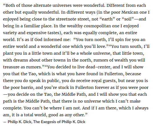 Many lives, many worlds