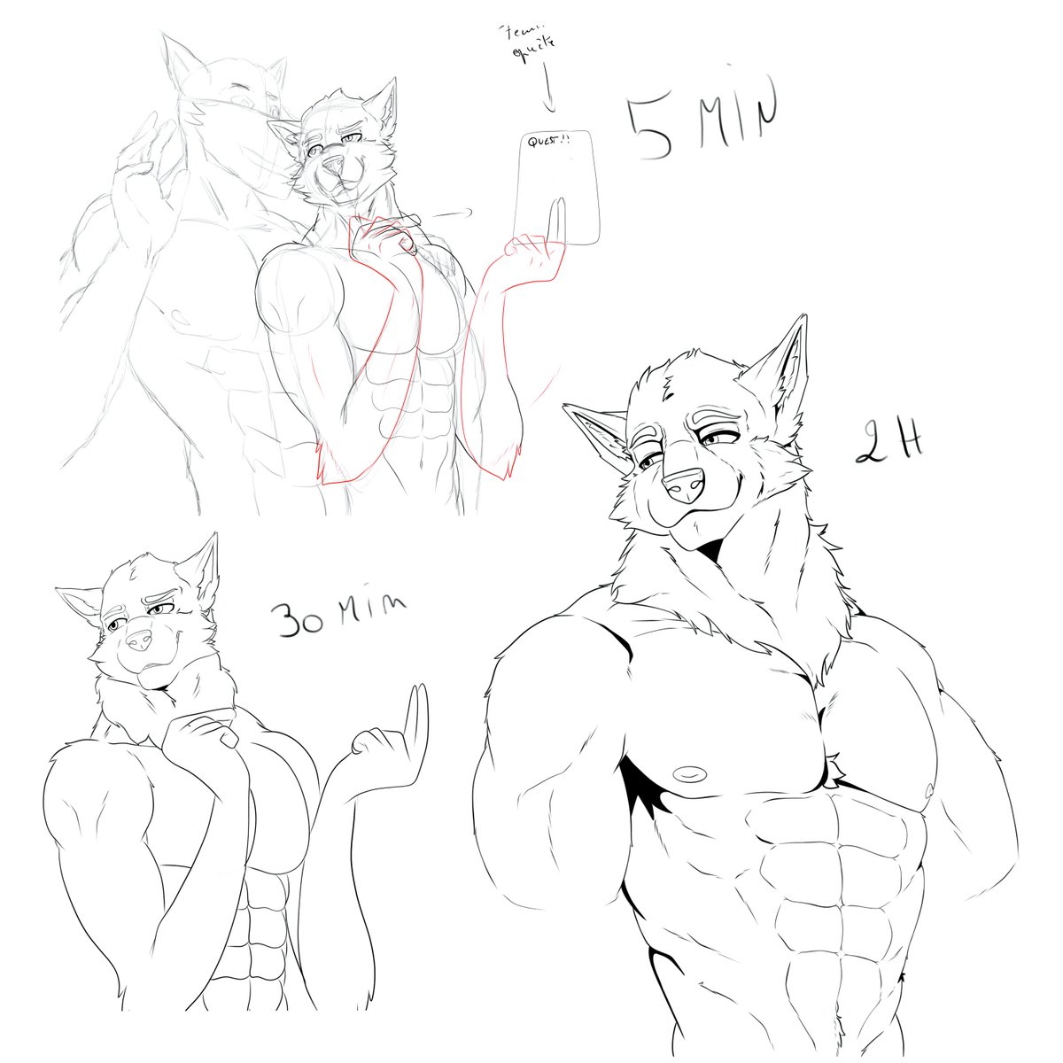 En dessin chacun a sa patte artistique, mais il faut du temps pour avoir de la qualité commission en cour -Art by me