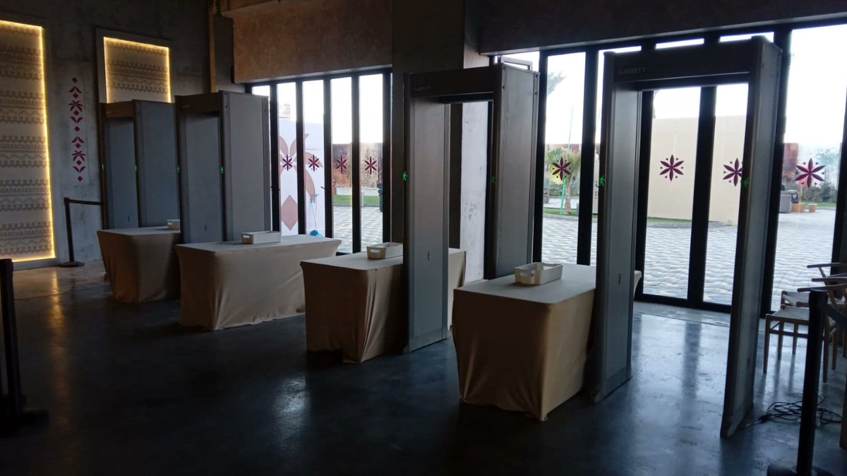 itknowledgecom's tweet image. شركة العلم التقني للأنظمة الأمنية
يسرنا الإعلان عن تركيب وتفعيل أحدث أنظمة البوابات الأمنية وأجهزة تفتيش الحقائب والأفراد في فعاليات نادي الصقور السعودي وقد نفّذت شركة العلم التقني  ضمن تجهيز معرض نادي الصقور للتواصل / 054 188 2204
#موسم_الرياض #موسم_جدة #تركي_ال_شيخ  #المدينة