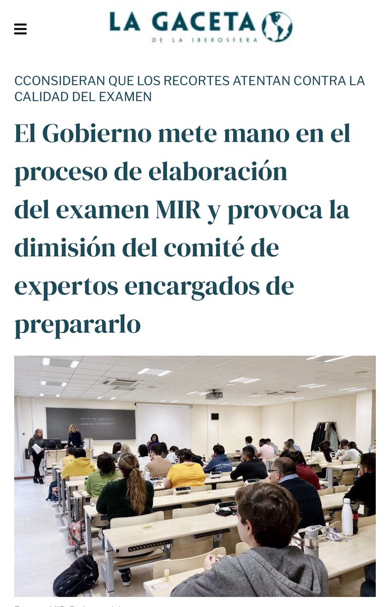 Todo lo que tocan lo pudren. 

¡Queremos médicos de calidad! 

Que saquen sus sucias manos de las oposiciones del estado que durante décadas nos han permitido disfrutar de los mejores médicos del mundo.

#estatutomedico