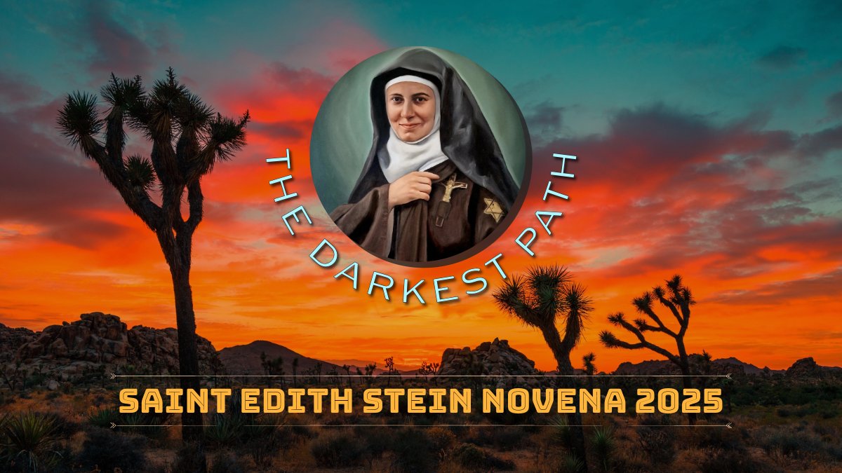 carmelitequotes's tweet photo. π΅ "The darkest path is the most secure." Day 2 of our St. Edith Stein novena explores walking safely in spiritual darkness when we seek God alone.
π https://t.co/89t5xN4I0V
#StEdithStein #Novena #Carmelite https://t.co/FKGW4UpQ1b