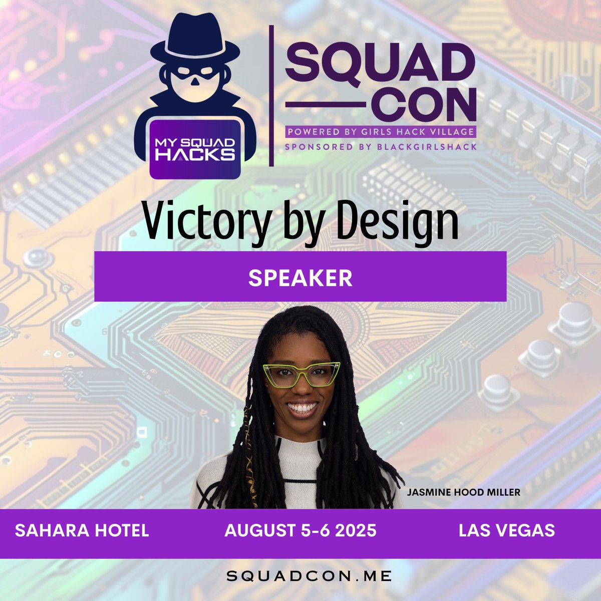 How do we build a cyber future that includes the whole family? Jasmine Hood Miller is bringing the answers to SquadCon'25.
🗣️ Building Community Success in Cybersecurity
📍 Vegas | Aug 5–6
🎟️ bgh.mobi/sctix
#SquadCon25 #victorybydesign