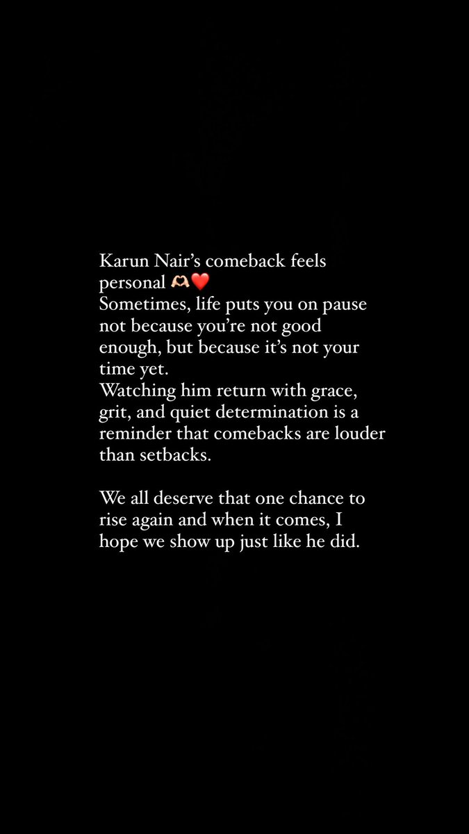 imarunjadad's tweet photo. #KarunNair https://t.co/sSIJikIoBX
