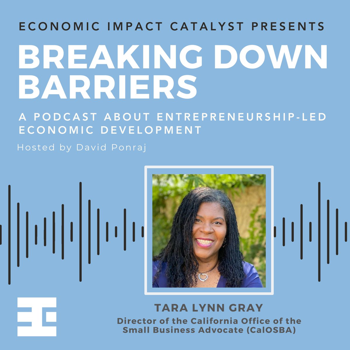 CaliforniaOSBA's tweet image. 🎧 New From the Advocate!
Tara Lynn Gray joins host David Ponraj on Breaking Down Barriers to explore SCALE, SSBCI 2.0, and how CA is breaking barriers for diverse entrepreneurs. 

🔔 Stay tuned for Part 2!
🔗 calosba.ca.gov
#CalOSBA  #SupportingSmallStrengthensUsAll