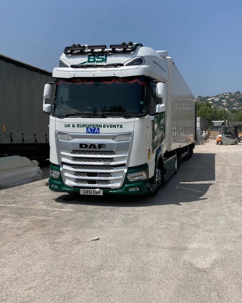 DAF Trucks UK ๐ฌ๐ง (@daftrucksuk) on Twitter photo Delivery complete - on time and in style. ๐
๐ธ <a href="/bsitransport/">BSI Transport Ltd</a>
#Trucks #Trucking #Events #Cannes Delivery complete - on time and in style. ๐
๐ธ <a href="/bsitransport/">BSI Transport Ltd</a>
#Trucks #Trucking #Events #Cannes