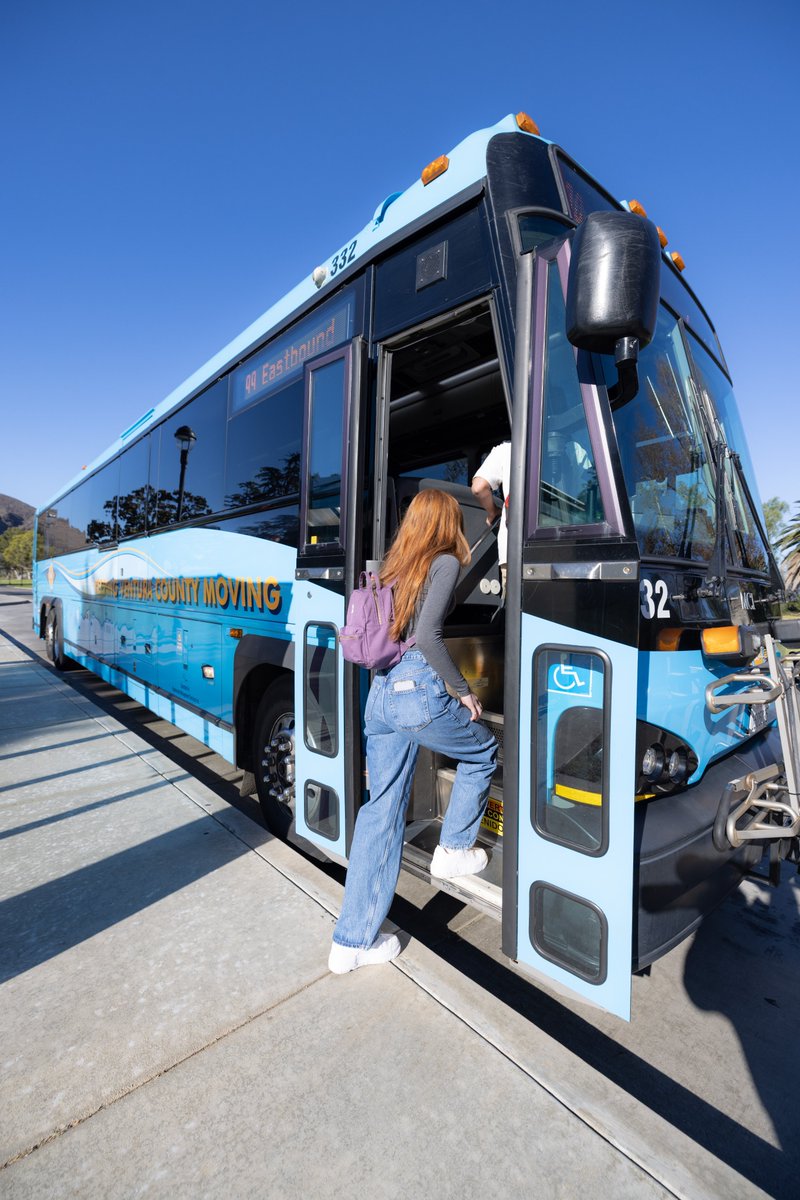 🎓🚍 Hey K-12 and college students! With school back in session, our Youth Ride Free and College Ride programs allow you to ride any bus in Ventura County for free, anytime, anywhere through the 2025–26 school year. 

Learn more about the programs at goventura.org/free