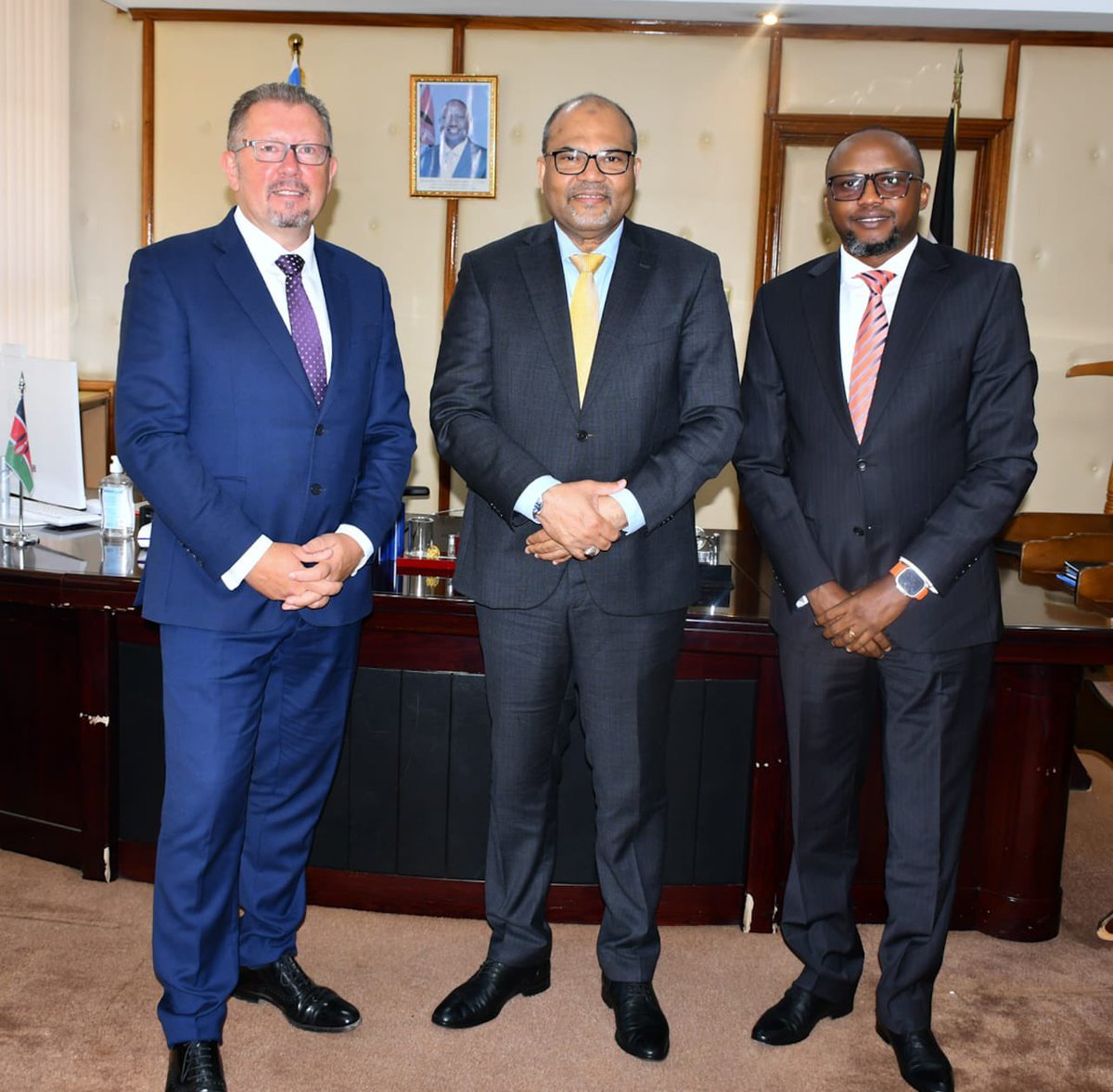 Reconnected with Chris Bonnett, GM <a href="/GEHealthCare/">GE HealthCare</a> who paid a courtesy call. Discussed on use of innovation in health system <a href="/KENIAupdates/">Kenya National Innovation Agency (KeNIA)</a>. He offered to do training/capacity in maternity primary health care, strengthening cancer care of MoH staff in a collaborative manner <a href="/fnoluga/">Dr. Ouma Oluga, OGW</a>