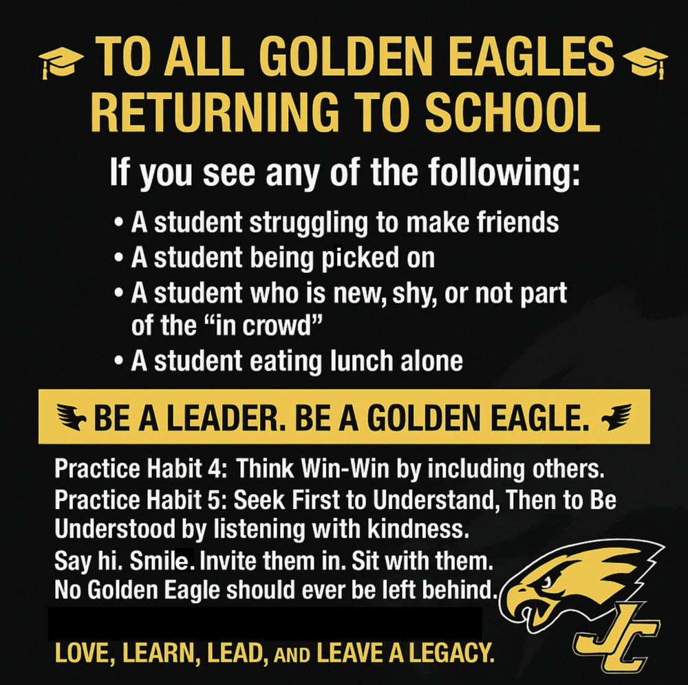 JC School District (@jc_schools) on Twitter photo No Golden Eagle Left Behind johnson.k12.ky.us/o/johnson-coun… No Golden Eagle Left Behind johnson.k12.ky.us/o/johnson-coun…