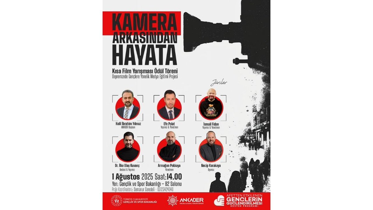 “Kamera Arkasından Hayata”: Gençler depremi sanatla anlattı 

🔗bha.net.tr/kamera-arkasin… 

<a href="/halilibrahimy_/">Halil İbrahim YILMAZ</a> <a href="/efepolat/">Efe Polat</a> <a href="/necip_karakaya/">Necip KARAKAYA</a> #İlkeUlaşKıvanç #İsmailFidan #ankader #gençlikvesporbakanlığı