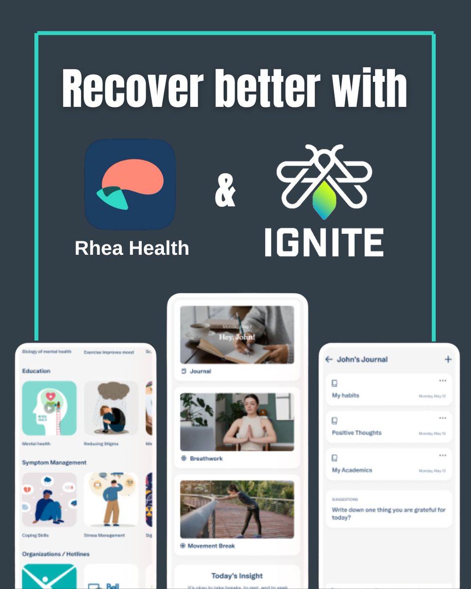 The story behind the self care app, Rhea, is one every student should read.
Our latest article breaks down how it all started - and why our collab makes student wellness easier to access. Read it now on our site. bit.ly/46CDyWQ