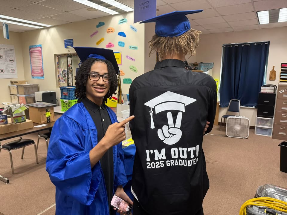 CACharterSchool's tweet photo. 💙💛🎓🥳Big congrats to the Crispus Attucks Charter School Class of 2025 – July Graduates! You rose to the challenge and crossed the stage with summer shine. The future is bright—just like you! 🌟 #CACS2025 #builtforwhatspossible https://t.co/jq67Xkti3i