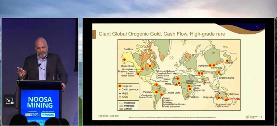 CEO Michael Hudson wows at Noosa Mining Conference! Explore Southern Cross Gold’s high-grade ounce scarcity in Tier 1 regions &amp; major Western antimony project. 🇦🇺Full presentation available here. 
🍿Watch ==&gt; | youtube.com/watch?v=AUil2S… | #Investing #Stocks #Australia #Gold