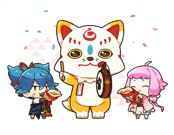 おっきい こんのすけ出陣 今日からゆるバース投票開始でわくわくです。