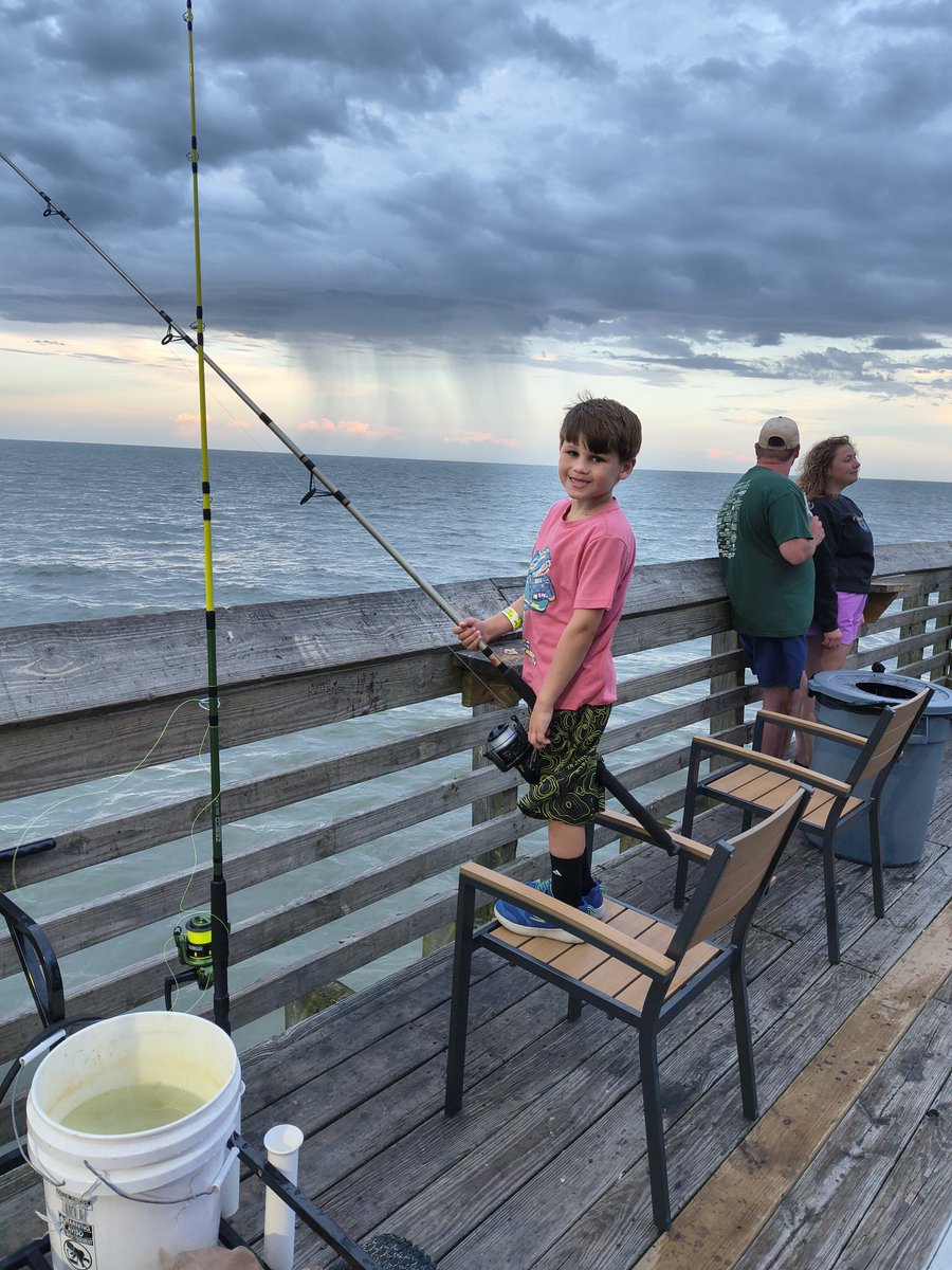 Maverick Crano, 1st grade, took a family vacation to Garden City, South Carolina where he loved going to the beach and playing in the pool! 🏖 He also had fun fishing and meeting a mermaid and pirate! 🎣

Enjoy the rest of summer, Maverick! 🌞
#RepthatA