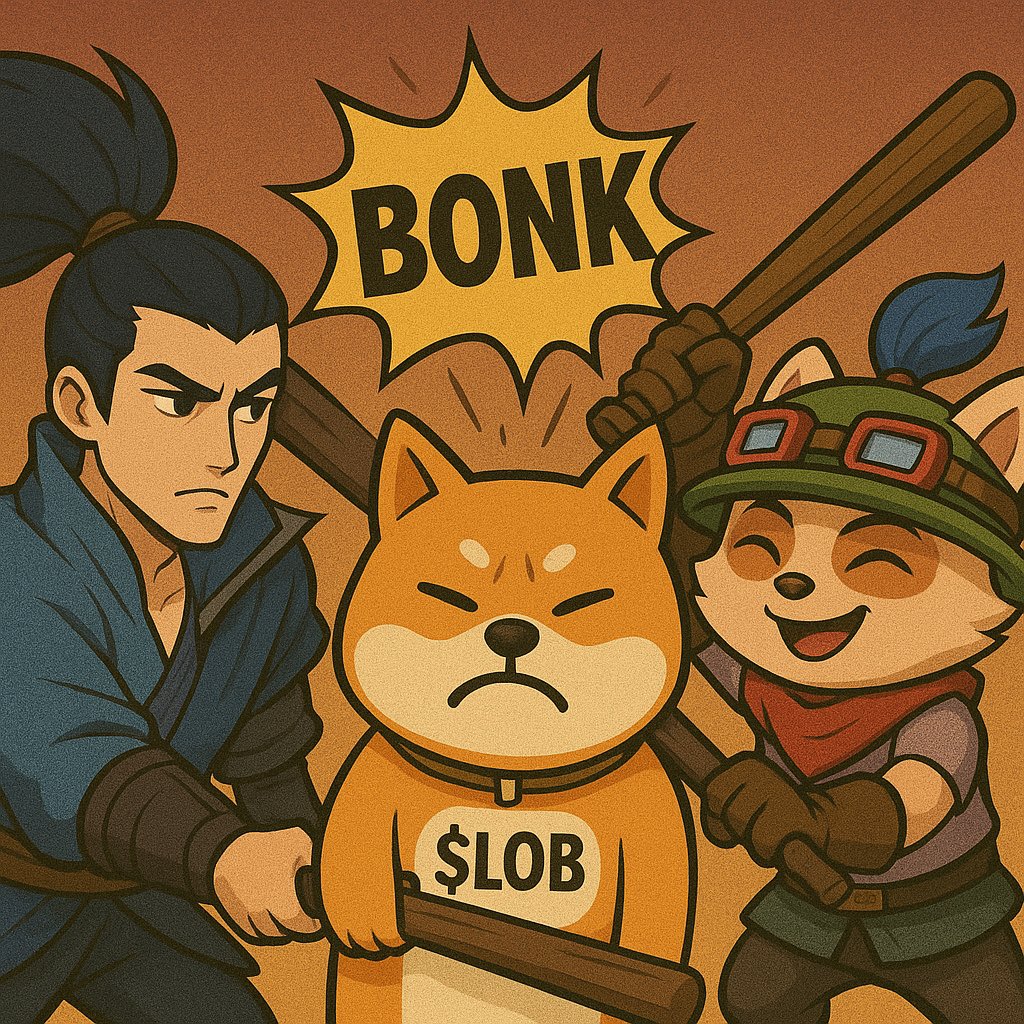 freesportsppv's tweet photo. $LOB fam let’s HODL this until @riotgames create a Bonk Aram map for us ! 👍🏻🚀 https://t.co/Ua4qxsMNHJ