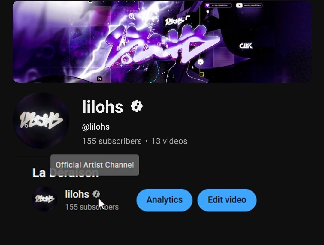 ✅

youtube.com/@lilohs