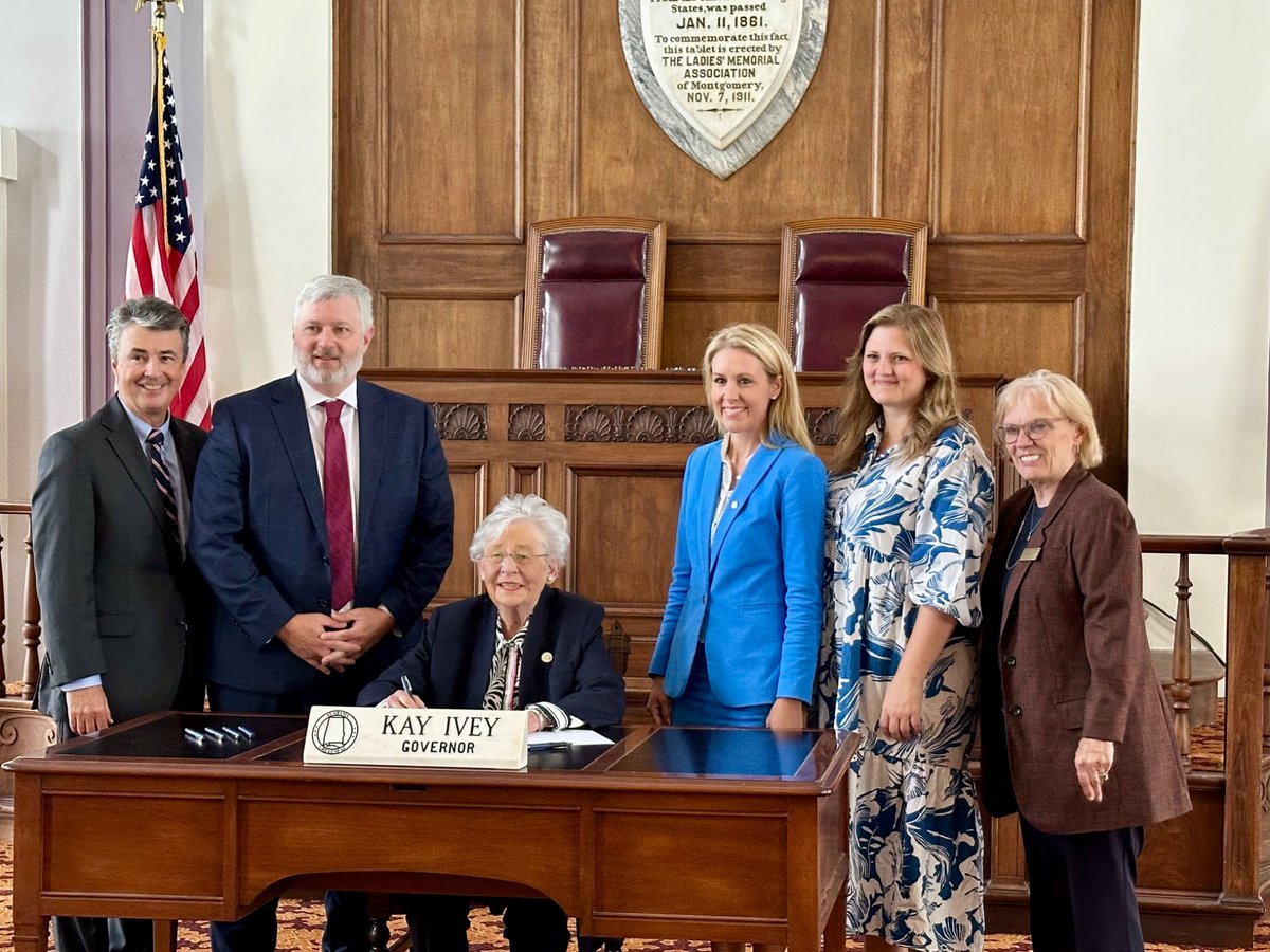 One more chance to celebrate the Speedy Trial Act alongside Governor Ivey, AG Marshall, Sen. Will Barfoot, VOCAL Director Wanda Miller, and my sweet friend Jessica whose bravery and strength inspired this effort.