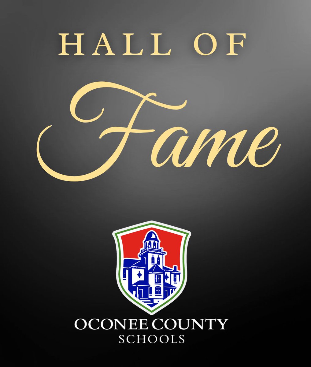 Nomination forms for the OCS Hall of Fame are now available. If you know of a former OCS employee worthy of induction, please nominate them today. Nominations are due by Aug. 29. If any nominees are selected, they will be inducted on Nov. 10.

oconeeschools.org/2025hof