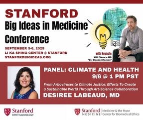 I’m honored to be speaking at the Stanford Big Ideas in Medicine Conference this September 5–6. It’s a space where people from health, science, and storytelling come together to imagine what care could look like in the future. Grateful to be part of the conversation.