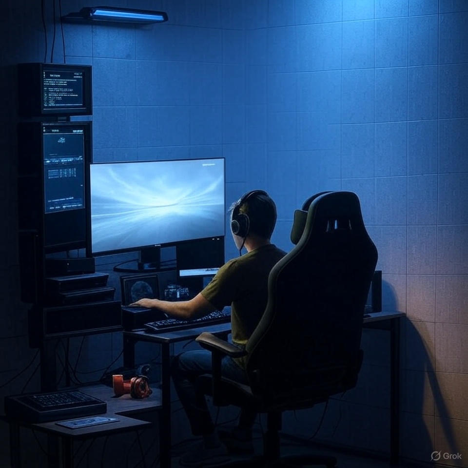 VR12PRO's tweet image. How it's going. 👨‍💻🌐🚀

Made with @Grok 😎

#GamingSetup #UltraWideScreen #TechLife #CyberPunk #GamerVibes #TechStation #NightCoding #FuturisticTech #GamingRig #TechEnthusiast