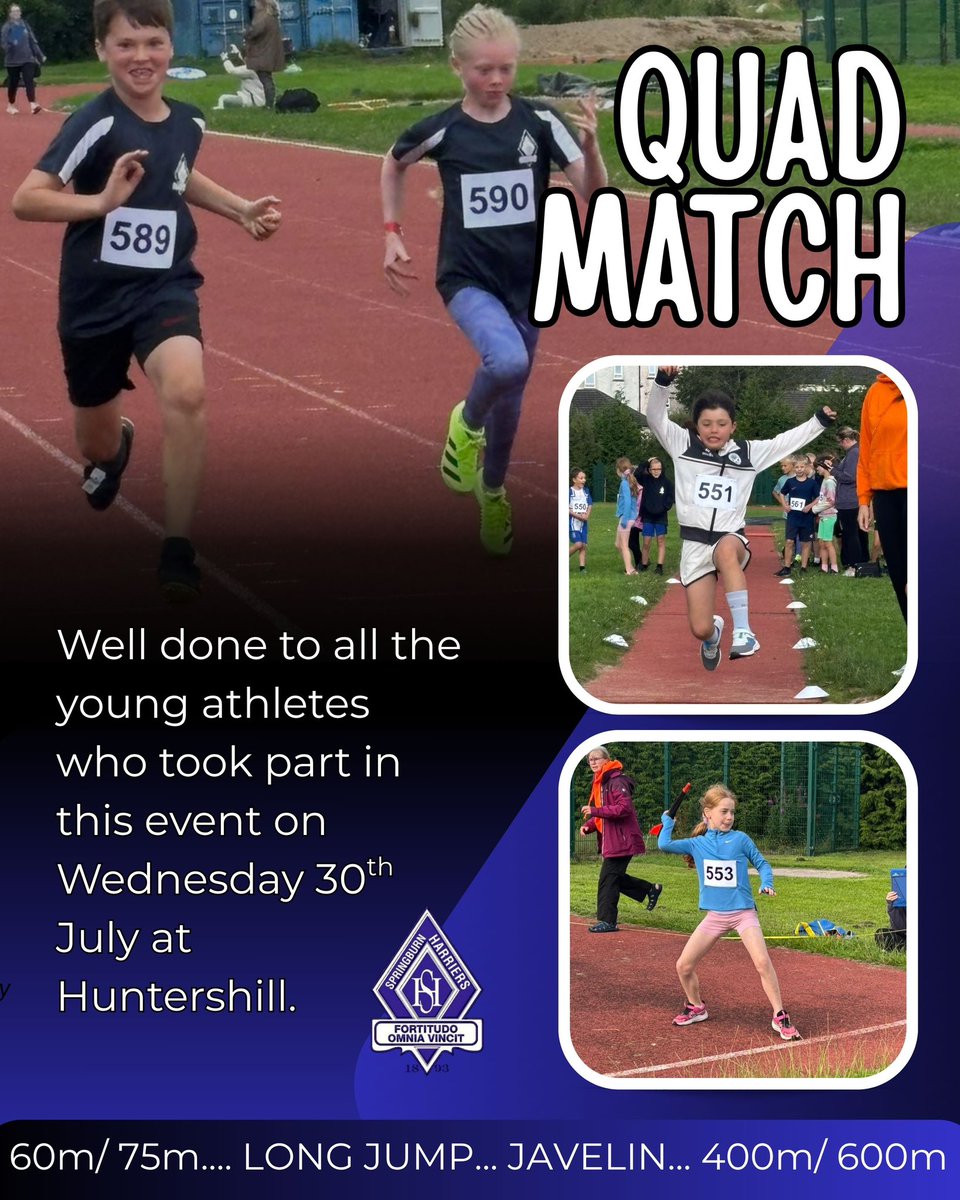 Springburn Harriers (@springburnharrs) on Twitter photo It was great to see our U9 and U11s having a go at the 4 events last night. Lots of new experiences and great effort from them all! 🎉 Thanks to all our young leaders that looked after all the athletes and led all the events at the match. 💎 <a href="/gary_beggan/">Gary Beggan</a> <a href="/ErinGillen3/">Erin Gillen</a> It was great to see our U9 and U11s having a go at the 4 events last night. Lots of new experiences and great effort from them all! 🎉 Thanks to all our young leaders that looked after all the athletes and led all the events at the match. 💎 <a href="/gary_beggan/">Gary Beggan</a> <a href="/ErinGillen3/">Erin Gillen</a>