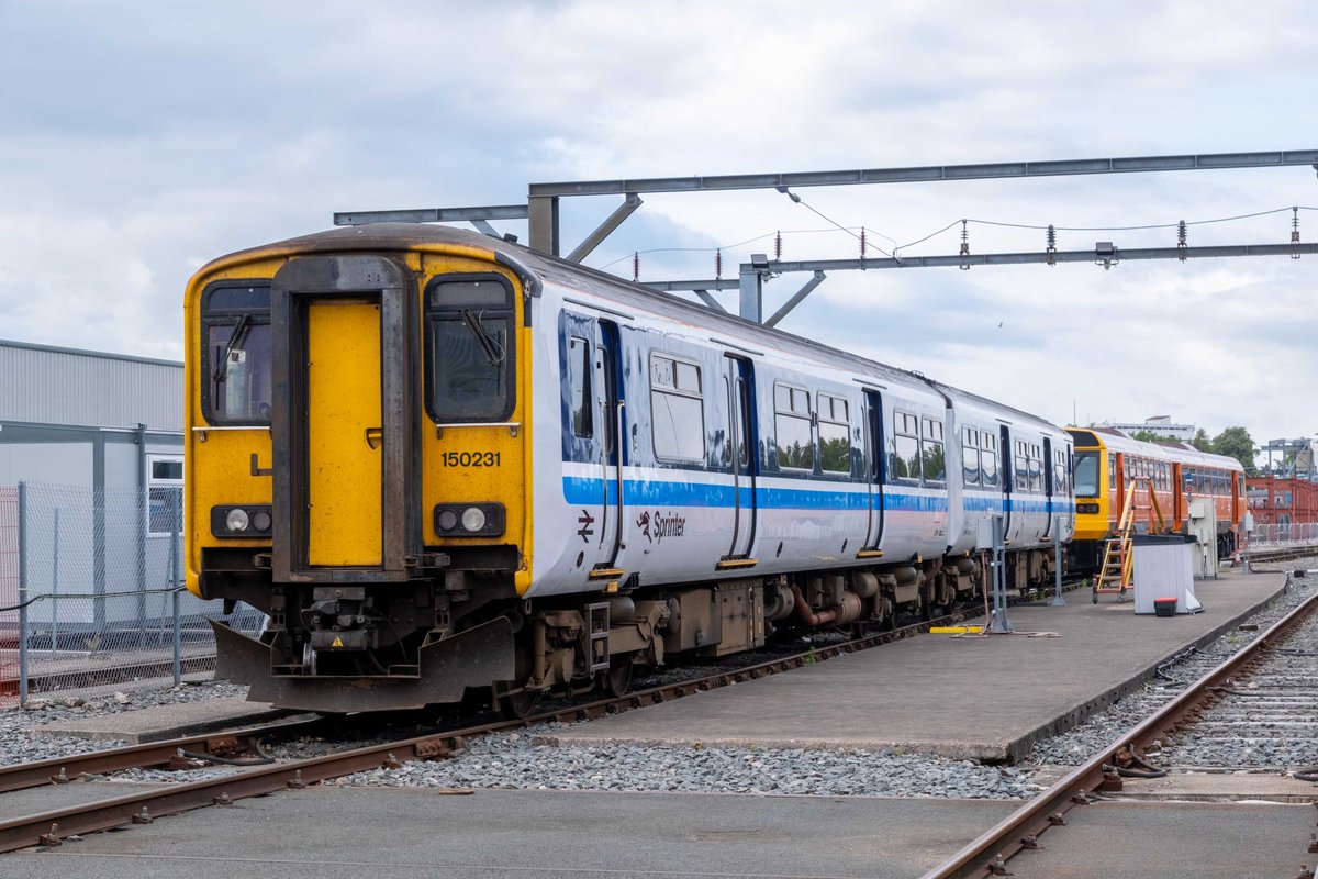 RAIL EXPRESS (@railexpress) on Twitter photo News that Class 150 No. 150231 is the first Sprinter to be preserved, kind of makes me feel old!
The former TfW unit, built in 1987, has been given its original livery by <a href="/BrandedByAura/">Aura Brand Solutions</a> and it's new home will be the <a href="/mhrailway/">Mid Hants Railway</a> (Mid Hants).
Porterbrook has donated the unit. News that Class 150 No. 150231 is the first Sprinter to be preserved, kind of makes me feel old!
The former TfW unit, built in 1987, has been given its original livery by <a href="/BrandedByAura/">Aura Brand Solutions</a> and it's new home will be the <a href="/mhrailway/">Mid Hants Railway</a> (Mid Hants).
Porterbrook has donated the unit.