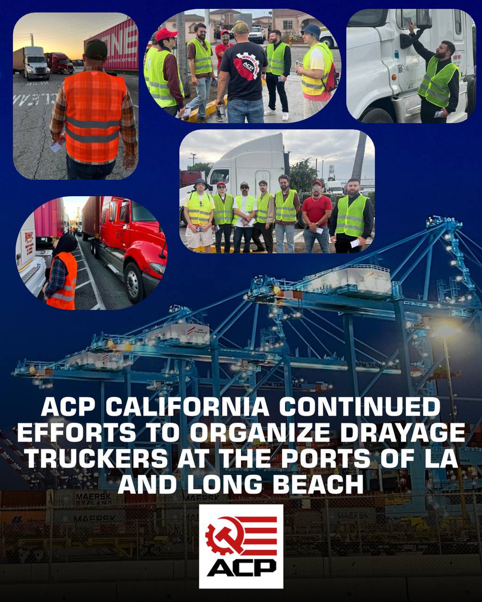 The American Communist Party is working to build a coast-to-coast network that brings truckers together, allowing the working class to exercise their power to unite and fight for a fair shake!